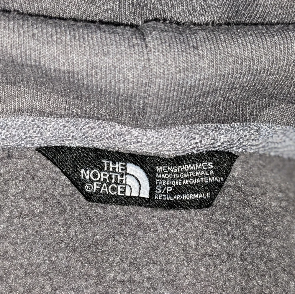 North Face Grey Hoodie Sweatshirt